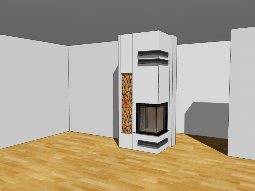 projekty kominków kom hażlach